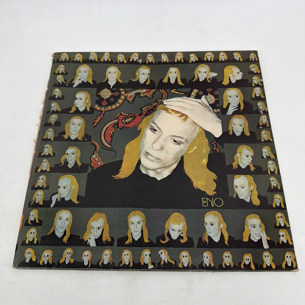 BRIAN ENO Taking Tiger Mountain Strategy LP Vinyl Album 1982 Gatefold
